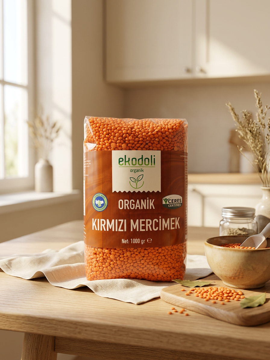 Organik bakliyat kategorisinde kırmızı mercimek