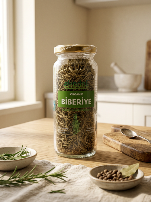 Organik biberiye baharat ve bitki çayı