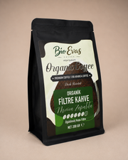 Filtre kahve makinesi için organik öğütülmüş kahve 200 g