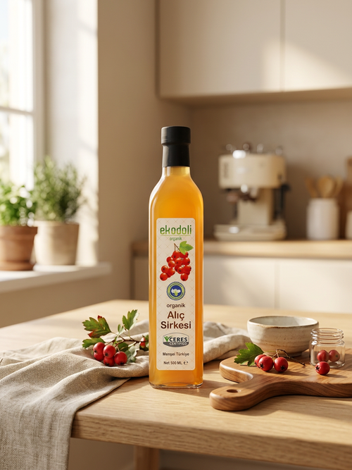 Salata ve soslar için organik alıç sirkesi