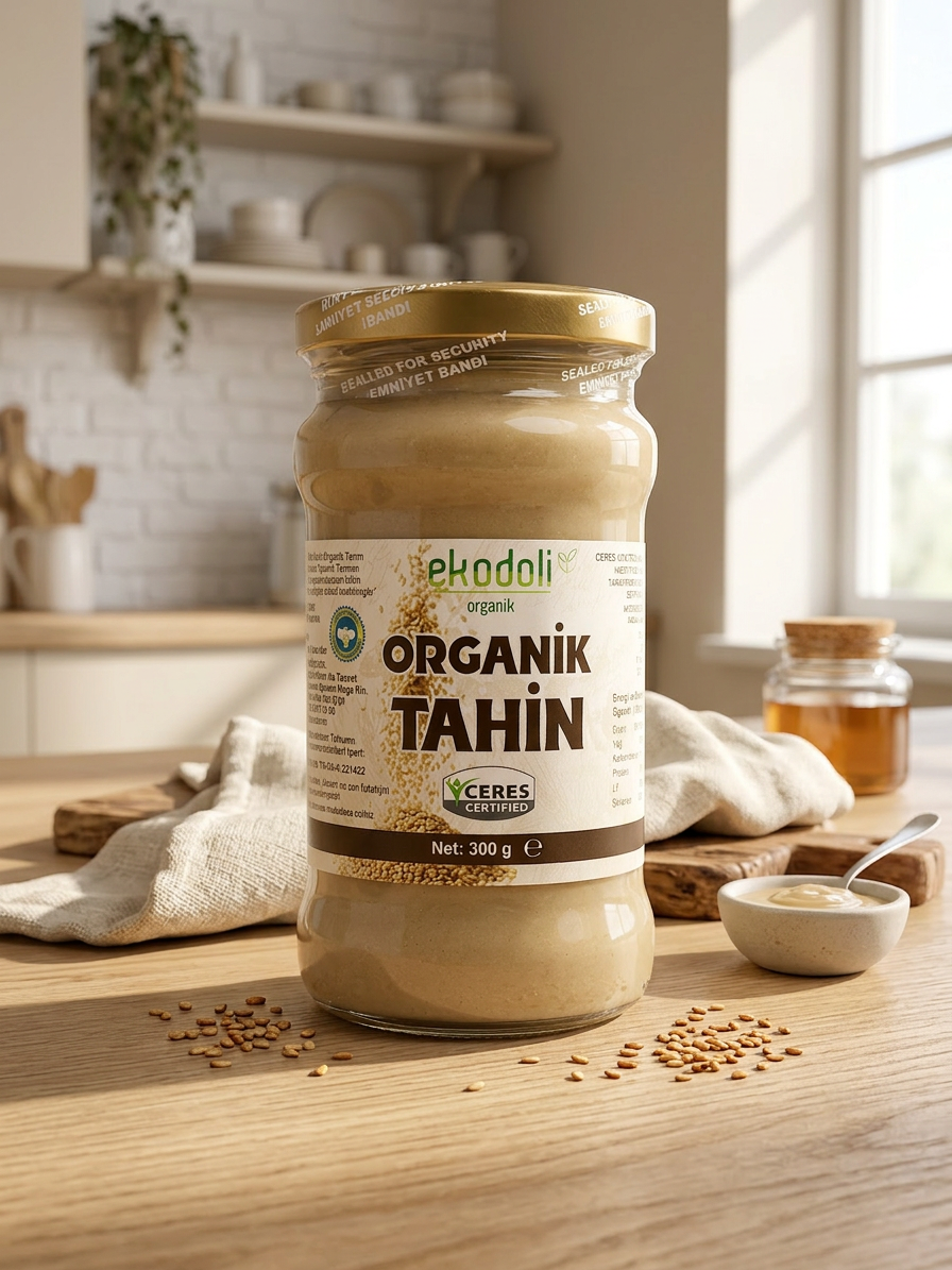 Kahvaltılık organik tahin ürün görseli
