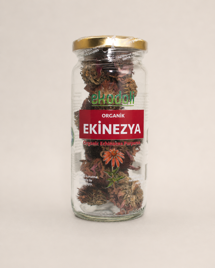 Organik Echinacea purpurea kurutulmuş ekinezya çayı