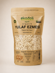 Organik sertifikalı yulaf ezmesi 460 gram ürün ambalajı