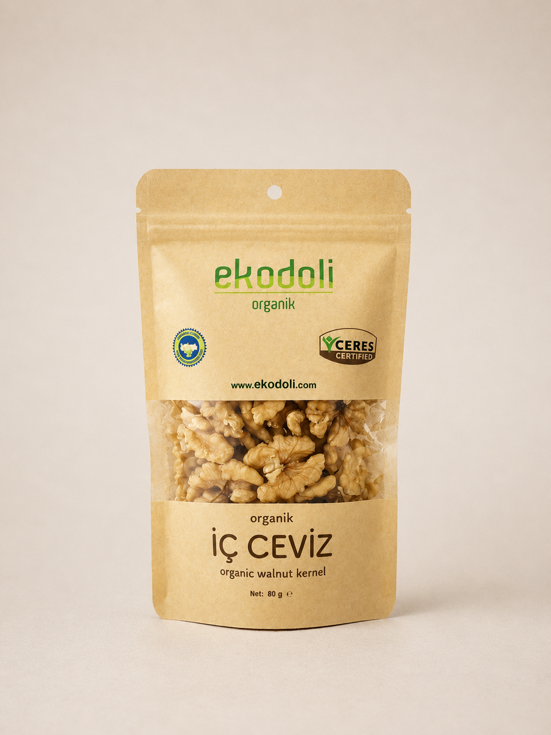 Kabuksuz organik ceviz içi 80 gram