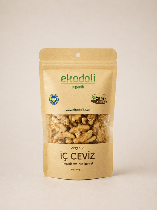 Kabuksuz organik ceviz içi 80 gram