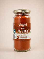 Organik baharat kırmızı toz biber ambalajı