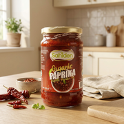 Cam kavanoz organik paprika sos
