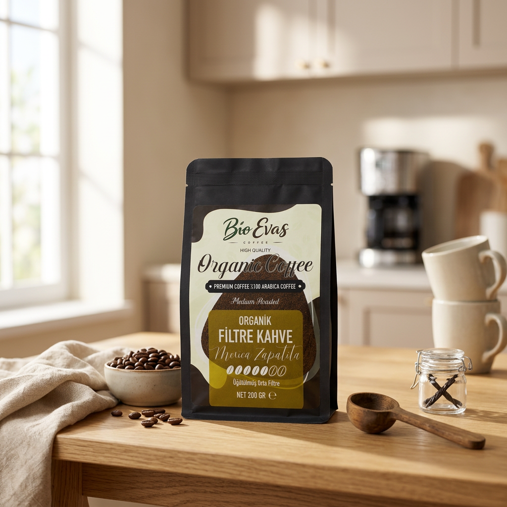 Organik Arabica filtre kahve öğütülmüş orta filtre