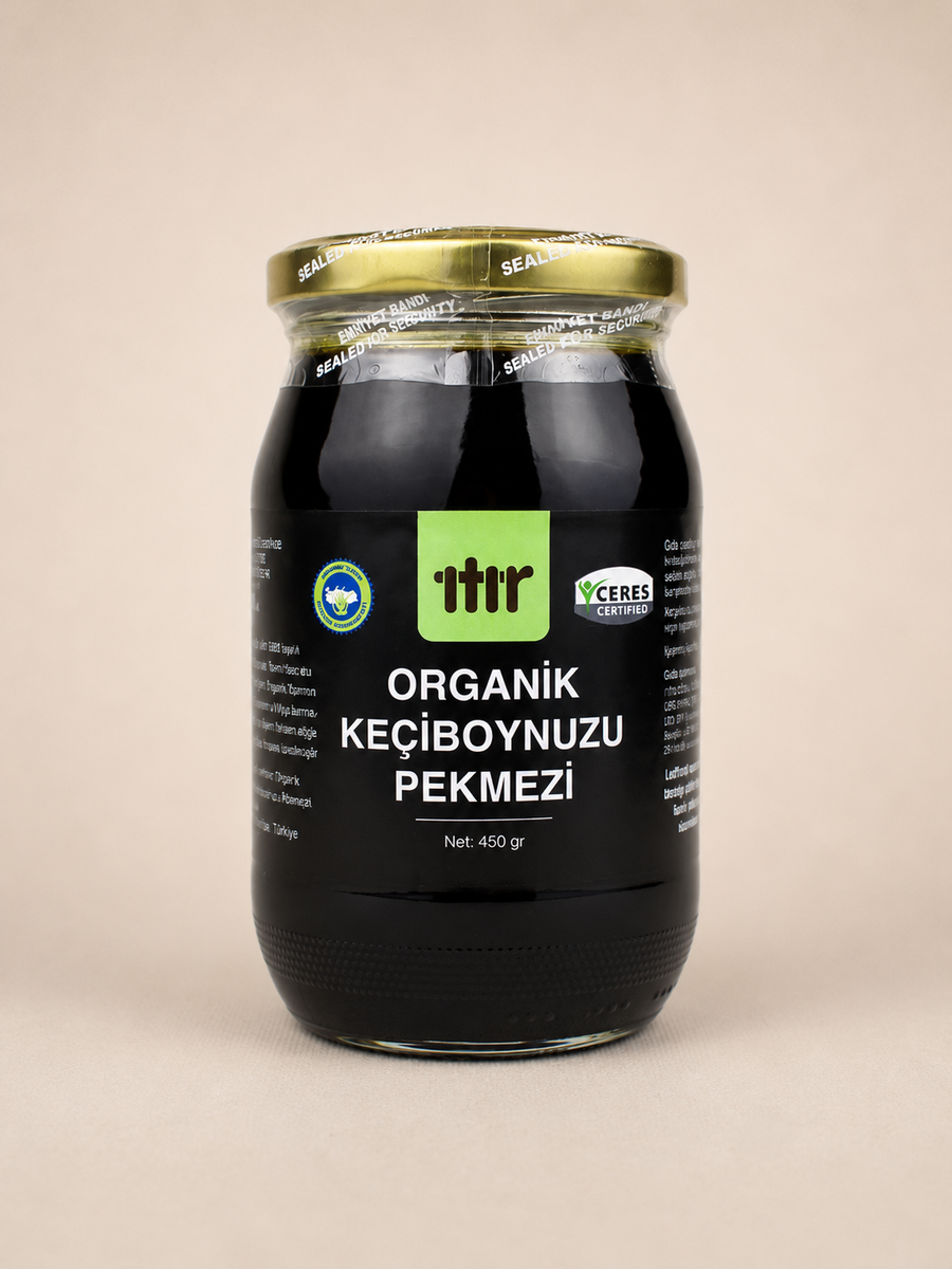 Itır Organik Keçiboynuzu Pekmezi 450 g cam kavanoz