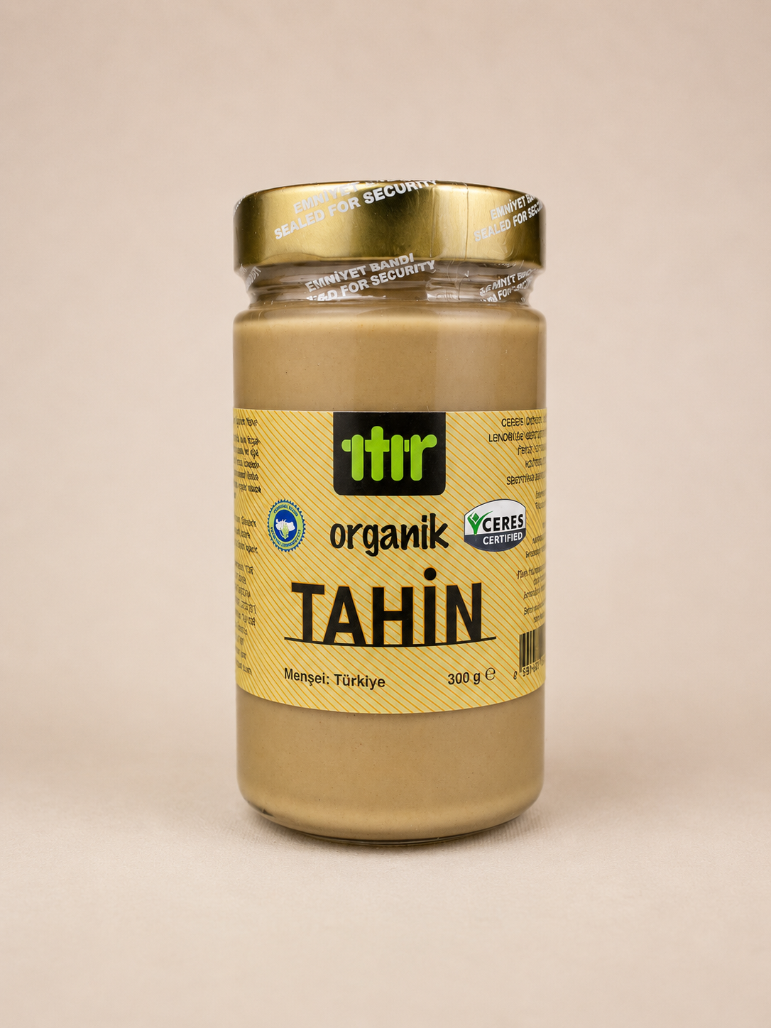 Itır Organik Tahin 300 g cam kavanoz