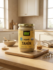 Kahvaltı sofrasında Itır Organik Tahin