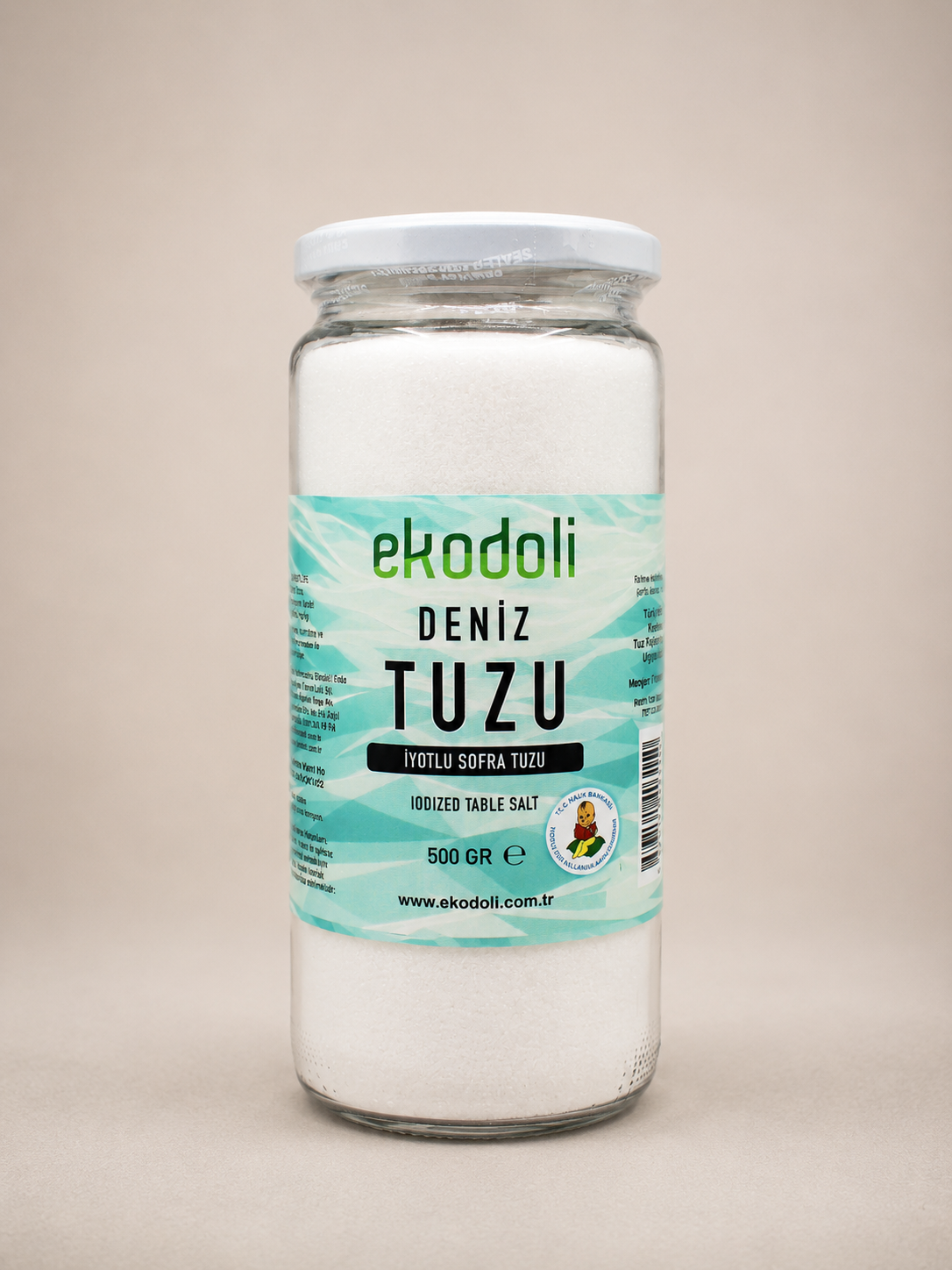 Günlük kullanıma uygun iyotlu deniz tuzu 500 gram